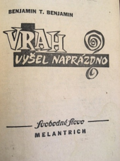 kniha Vrah vyšel naprázdno, Melantrich 1969