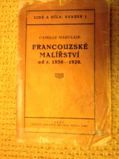 kniha Francouzské malířství od r. 1850-1920, Bohumír Treybal 1924