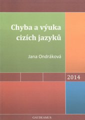 kniha Chyba a výuka cizích jazyků, Gaudeamus 2014