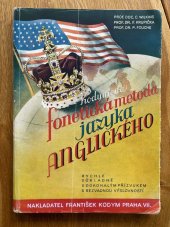 kniha Fonetická metoda Kodymova jazyka anglického pro samouky, František Kodym 1946