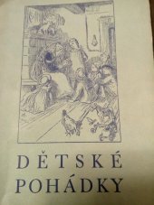 kniha Dětské pohádky s obrázky Mikoláše Alše, SPN 1957