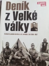 kniha Denik z Velke valky Svědectví polního kurata c. a k. armády ž let 1914-1917, Extra Publishing 2017