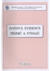 kniha Daňová evidence příjmů a výdajů, Obchodní akademie a Vyšší odborná škola sociální Ostrava-Mariánské Hory 2011