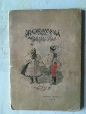 kniha Moravská beseda nový salonní tanec z moravských tanců národních, Velebín Urbánek 1892