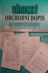 kniha Německý obchodní dopis se vzorovými dopisy, J & M 1999