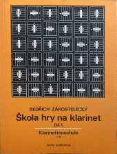 kniha Škola hry na klarinet, Díl 1. Klarinettenschule, 1. Teil, Supraphon 1981