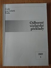 kniha Odborné včelařské překlady 2009 1, Český svaz včelařů 2009