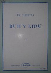 kniha Bůh v lidu, F. Šimáček 1897