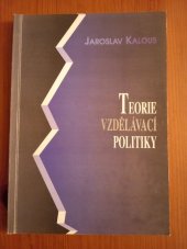 kniha Teorie vzdělávací politiky, Ústav pro informace ve vzdělávání 1997