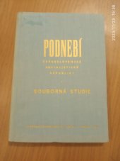 kniha Podnebí Československé socialistické republiky Souborná studie, Hydrometeorologický ústav 1969