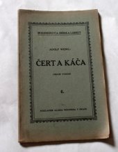 kniha Čert a Káča opera o třech jednáních, Alois Wiesner 