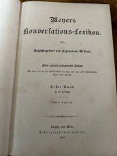 kniha Meners konoerlations = lixokon, Bibl. Institut 1896