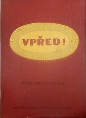 kniha Vpřed! Verše k recitaci v STM, SNDK 1949