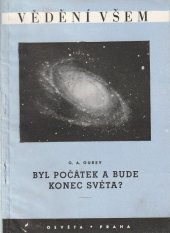 kniha Byl počátek a bude konec světa? předn., Osveta 1951