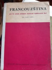 kniha Francouzština pro desátý ročník pokusná učebnice, SPN 1961