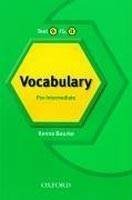 kniha Test It, Fix It Vocabulary Pre-Intermediate Book with answers, Oxford University Press 2006