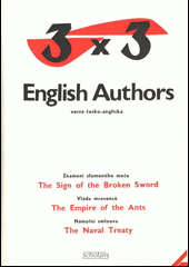 kniha 3 x 3 English authors verze česko-anglická, Scholaris 1992