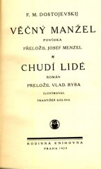 kniha Věčný manžel Povídka ; Chudí lidé : Román, Rodinná knihovna, Henning Franzen 1929