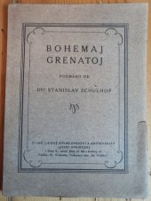 kniha Bohemaj grenatoj Poemaro, J. Springer 