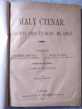kniha Malý čtenář časopis pro českou mládež, Jos. R. Vilímek 1891
