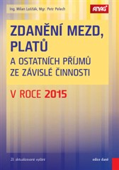 kniha Zdanění mezd, platů a ostatních příjmů ze závislé činnosti v roce 2015, Anag 2015