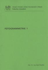 kniha Fotogrammetrie 1, ČVUT 2009