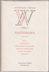 kniha Pantomima 1919-1926, Československý spisovatel 1957