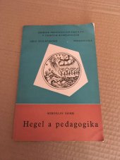 kniha Hegel a pedagogika, SPN 1971