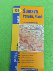 kniha Šumava Povydří plane  Cykloturistická mapa 1:70000, Kartografie Praha 2004