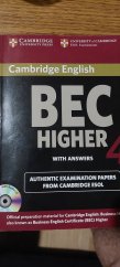 kniha Cambridge English  bec  higher 4 With answers , Cambridge University Press 2012