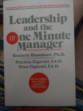 kniha Leadership and the 01 minuten manager, Fontana /collins 1990