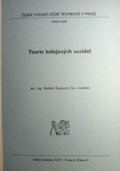 kniha Teorie kolejových vozidel, ČVUT 1991