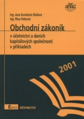 kniha Obchodní zákoník v účetnictví a daních kapitálových společností v příkladech 2001, Anag 2001