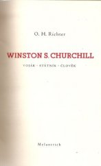 kniha Winston S. Churchill Voják - státník - člověk, Melantrich 1946