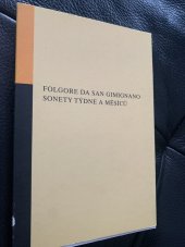 kniha Sonety tydnu a mesicu Folgore da san gimignano, OPUS 2007