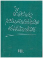 kniha Základy potravinářského zbožíznalství, SNTL 1961