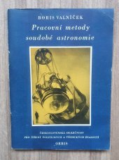 kniha Pracovní metody soudobé astronomie, Orbis 1958