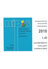 kniha Základní statistické údaje o kultuře v České republice 2011., NIPOS - Centrum informací a statistik kultury 2012