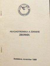 kniha Psychotronika a zdravie Zborník, Bratislava 1989