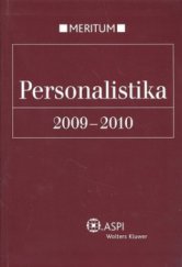 kniha Personalistika 2009-2010, ASPI  2009