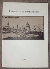 kniha Rakovnický historický sborník 2/2001, Státní okresní archiv 