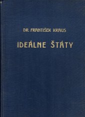 kniha Ideálne štáty, Slovenská Grafie 1936