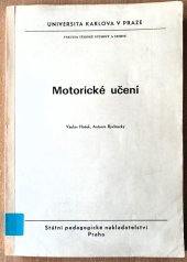 kniha Motorické učení, SPN 1975