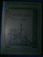 kniha Z různých dob III. Povídky a obrázky, J. Otto 1899