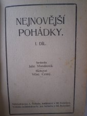 kniha Nejnovější pohádky, Švíkal 1908