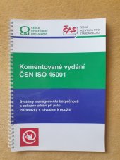 kniha Komentované vydání ČSN ISO 45001, Česká společnost pro jakost 2018