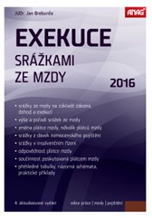 kniha Exekuce srážkami ze mzdy 2016, Anag 2016