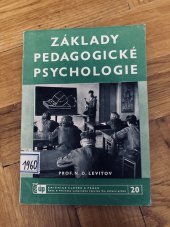 kniha Základy pedagogické psychologie, Práce 1951