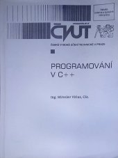 kniha Programování v C++, ČVUT, Jaderná a fyzikálně inženýrská fakulta 1998