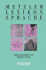 kniha Metzler Lexikon Sprache, Metzler J.B. Verlag 1993